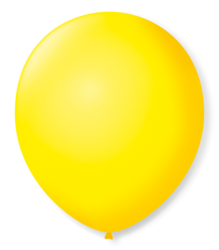 Balão São Roque Amarelo Citríno Nº7