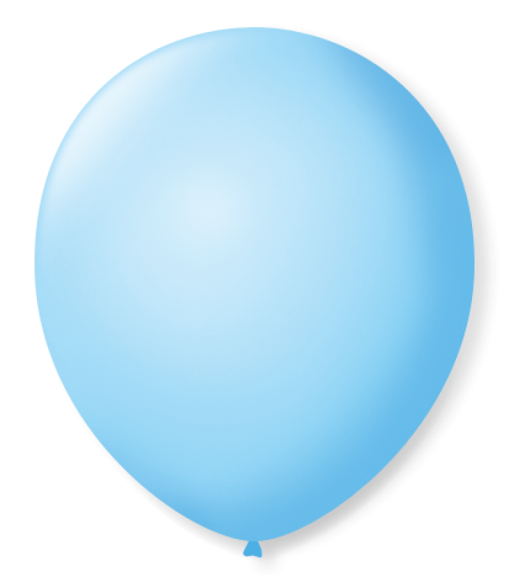 Balão São Roque Azul Baby Nº7