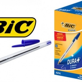 Caneta BIC esferográfica Azul c/50