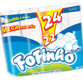 Papel Higiênico Fofinho Folha Simples